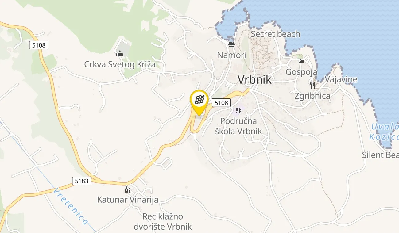 Karta — Kuća vina Ivan Katunar