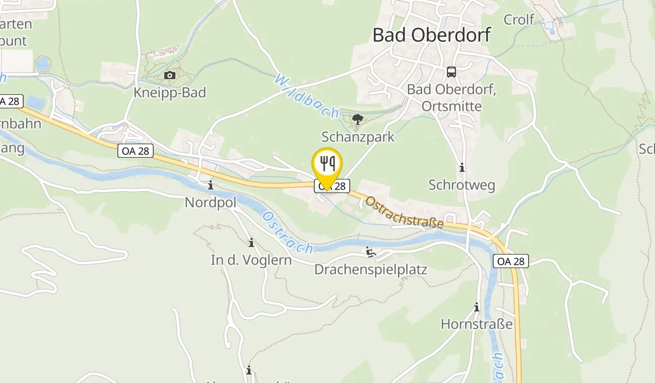 Map — Gasthaus Obere Mühle