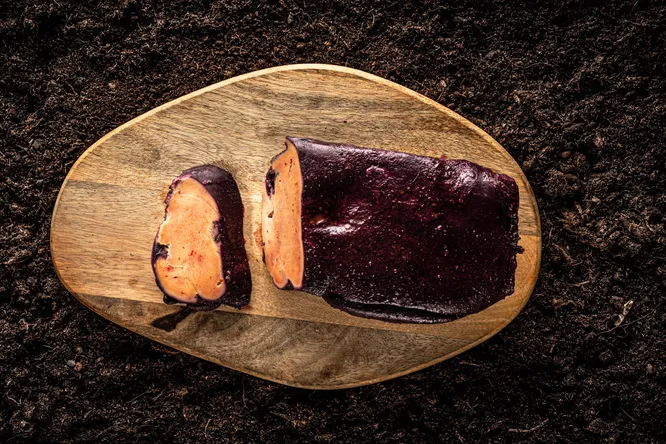 Foie gras poached in mulled wine