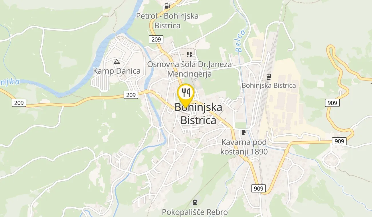 Zemljevid — Gostilnica Štrud´l