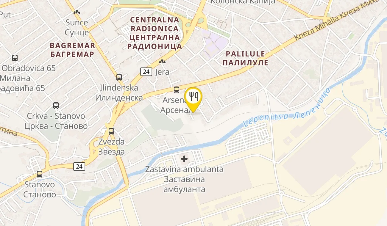 Mapa — GASTRO KOMITET 27