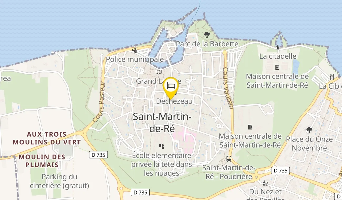 Map — Villa Clarisse and Spa
