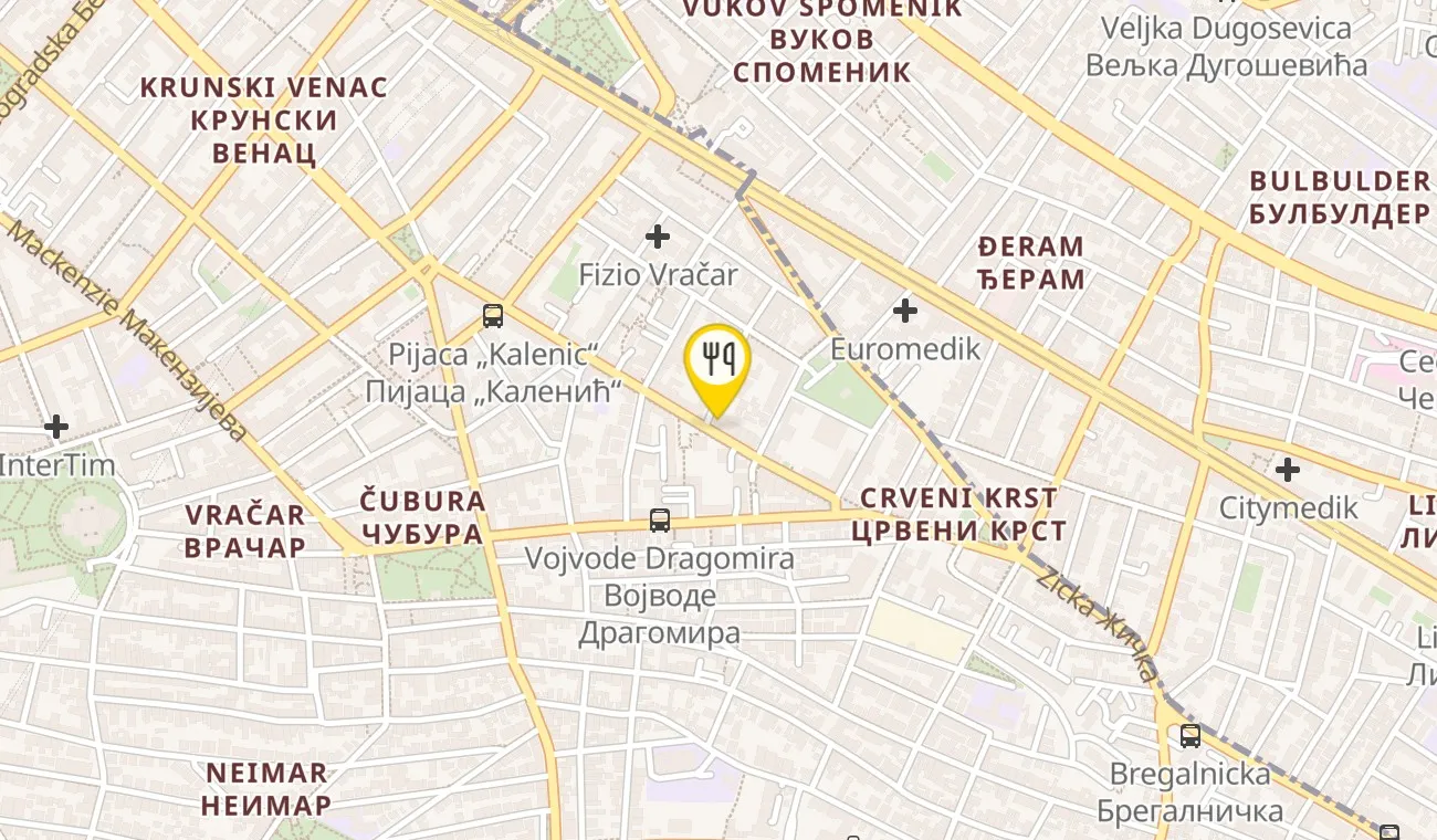 Mapa — RESTORAN DIMITRIJE