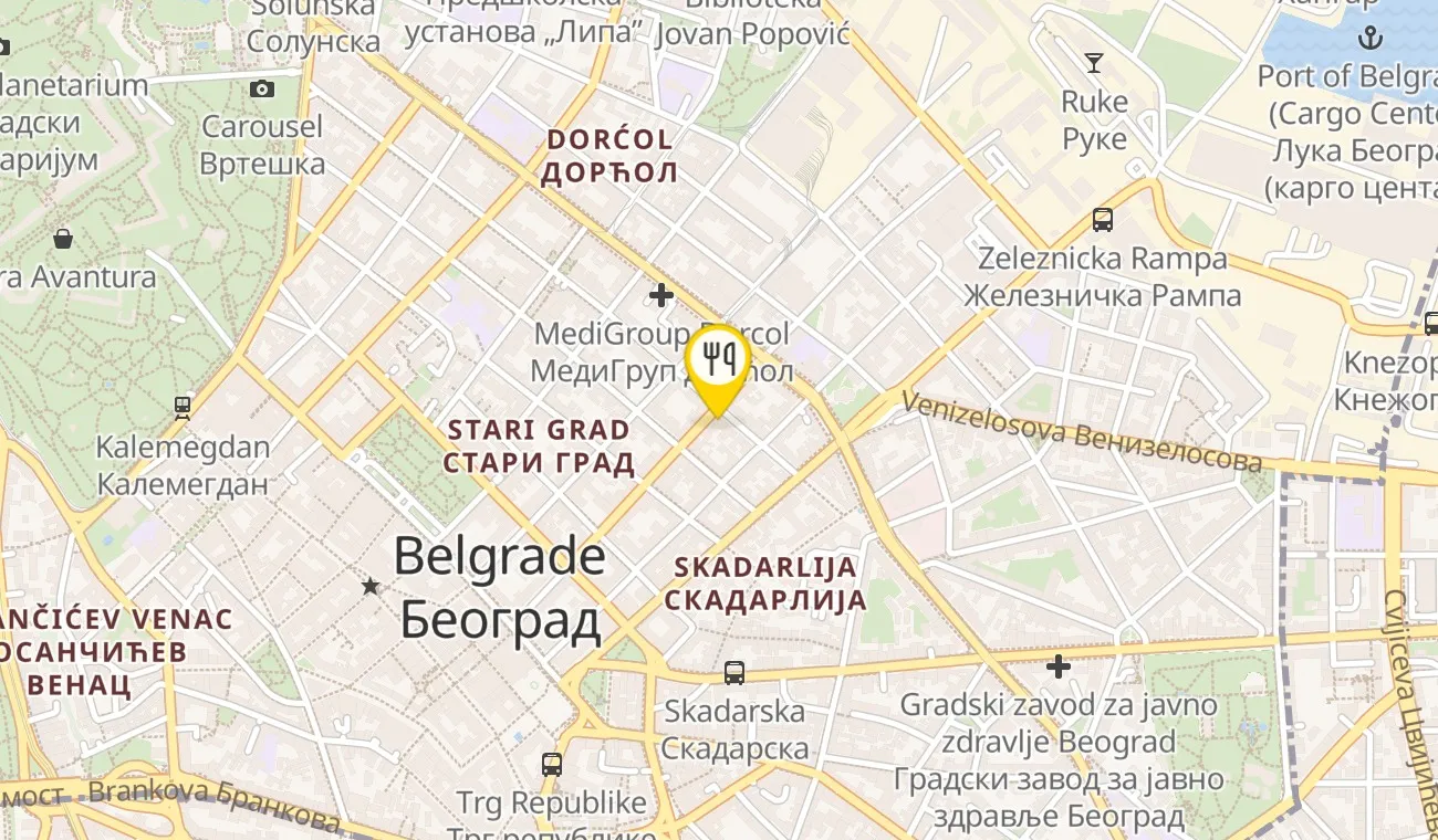 Mapa — ĆEVAP KOD DEKIJA