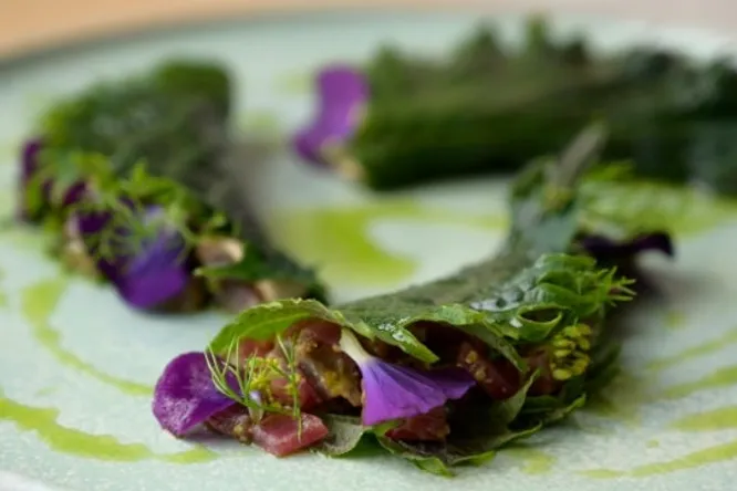 Shiso taco