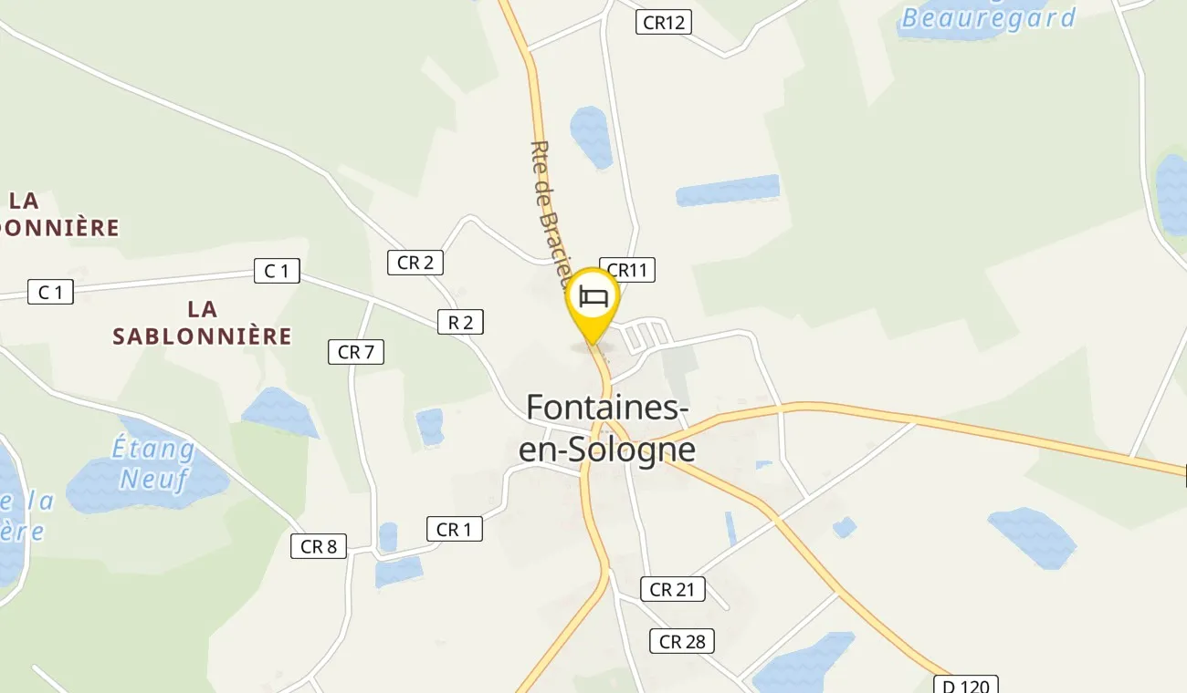 Plan — Les Hayes en Sologne