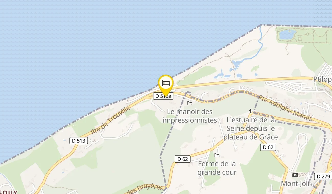 Map — Le Manoir des Impressionnistes