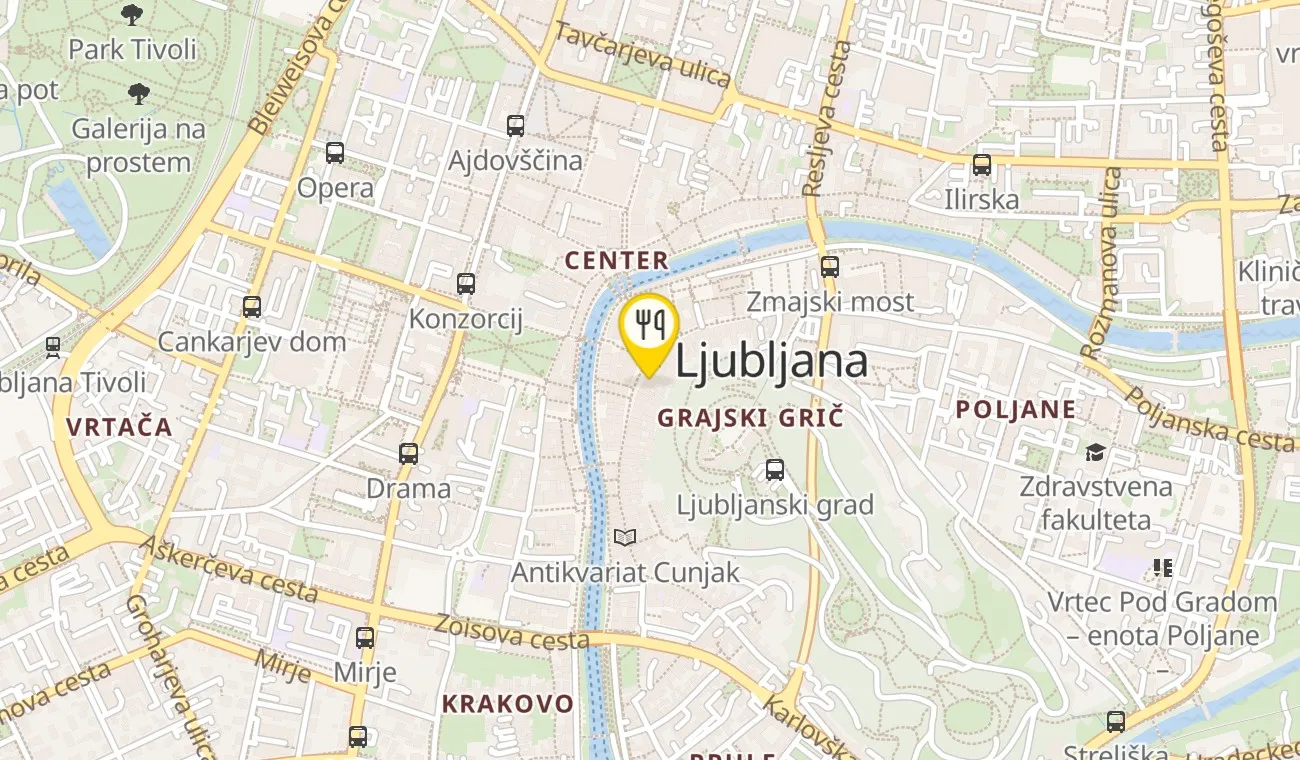 Zemljevid — Vinoteka Movia