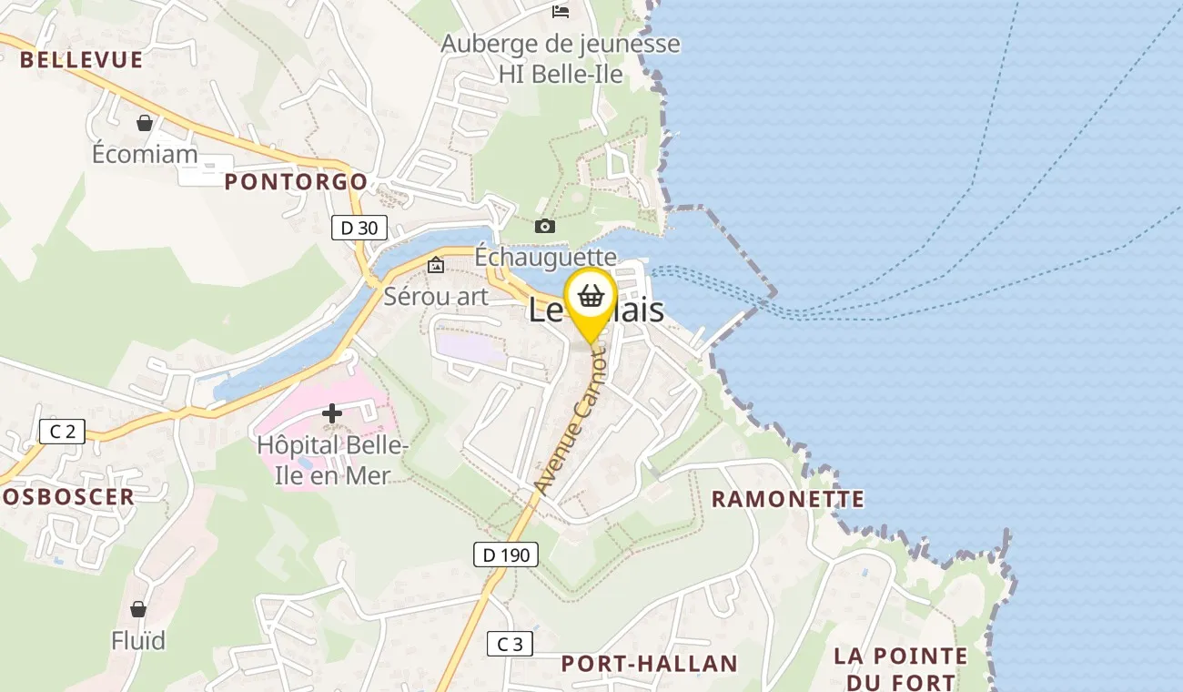 1 Avenue Carnot, 56360 Le Palais, France