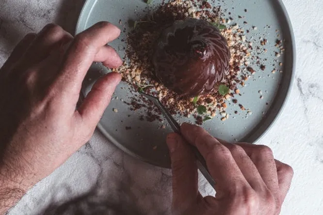 Mousse au chocolat « Caraïbe » au caramel