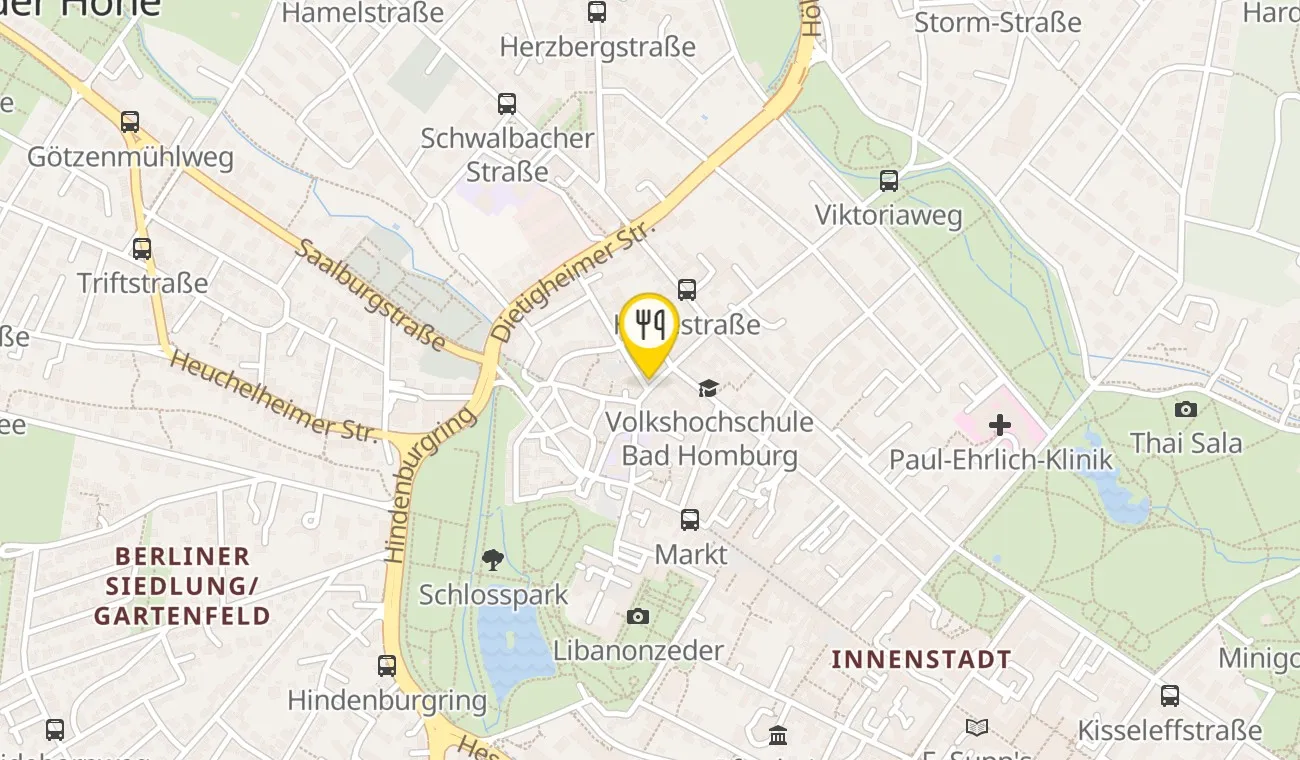 Map — Sängers Restaurant