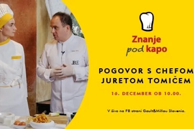 Take part in a live conversation with Chef Jureto Tomič!