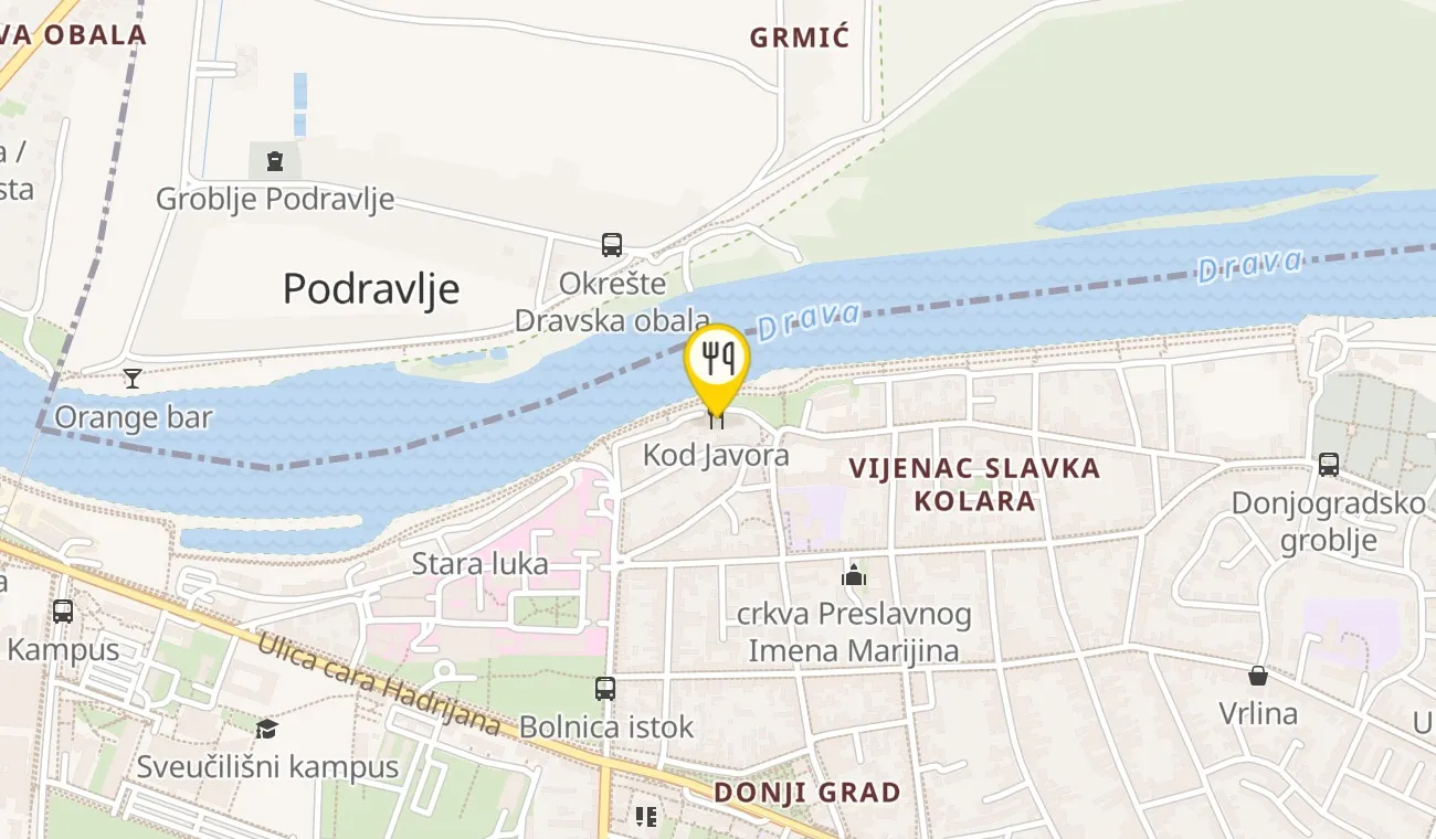 Map — Kod Javora