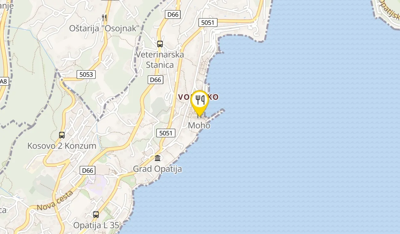Map — Trattoria Mandrać