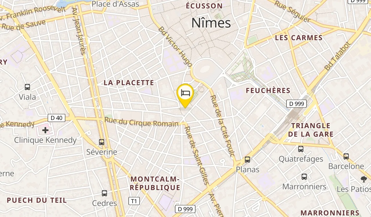 Plan — Le Grand Hôtel Dieu