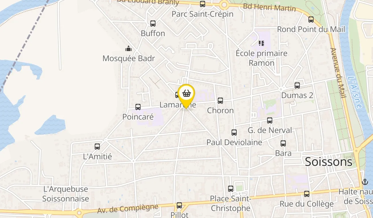 Plan — Boucherie charcuterie Cyprien Picard