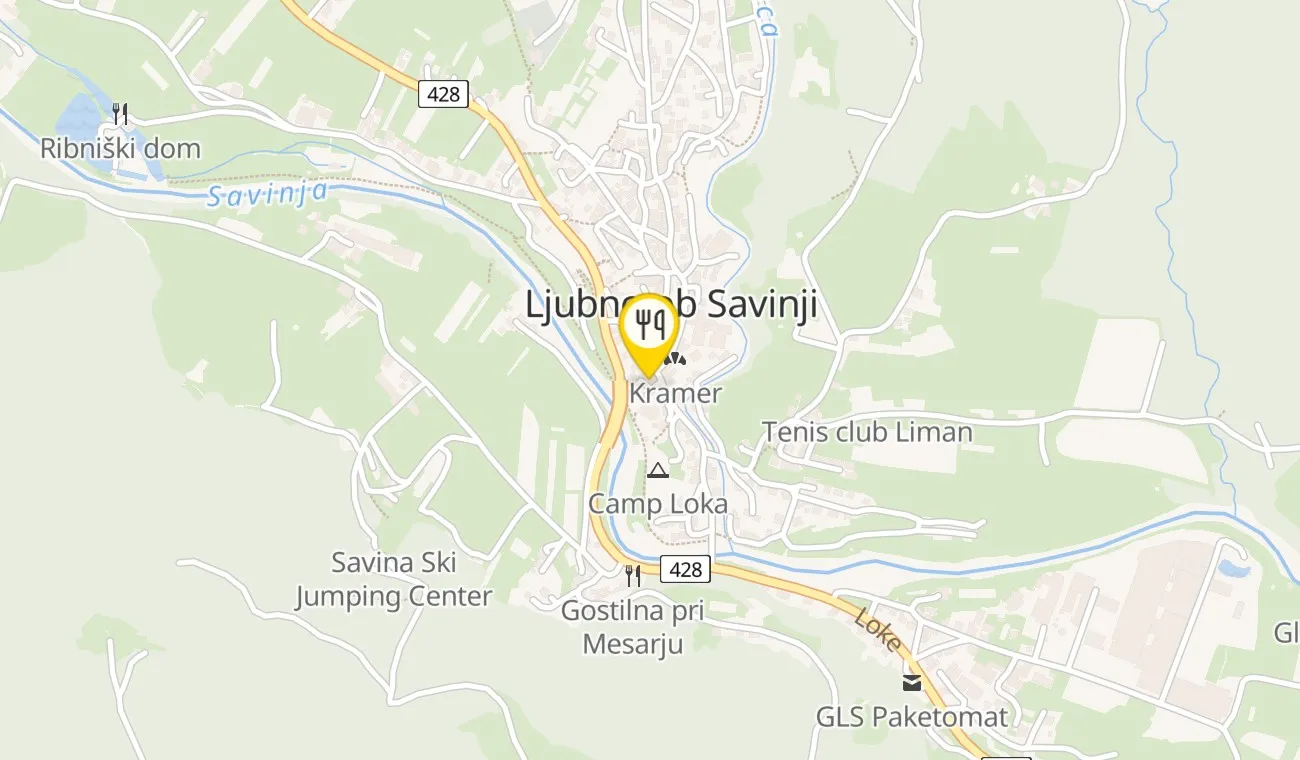 Map — Restavracija Hotela Planinka