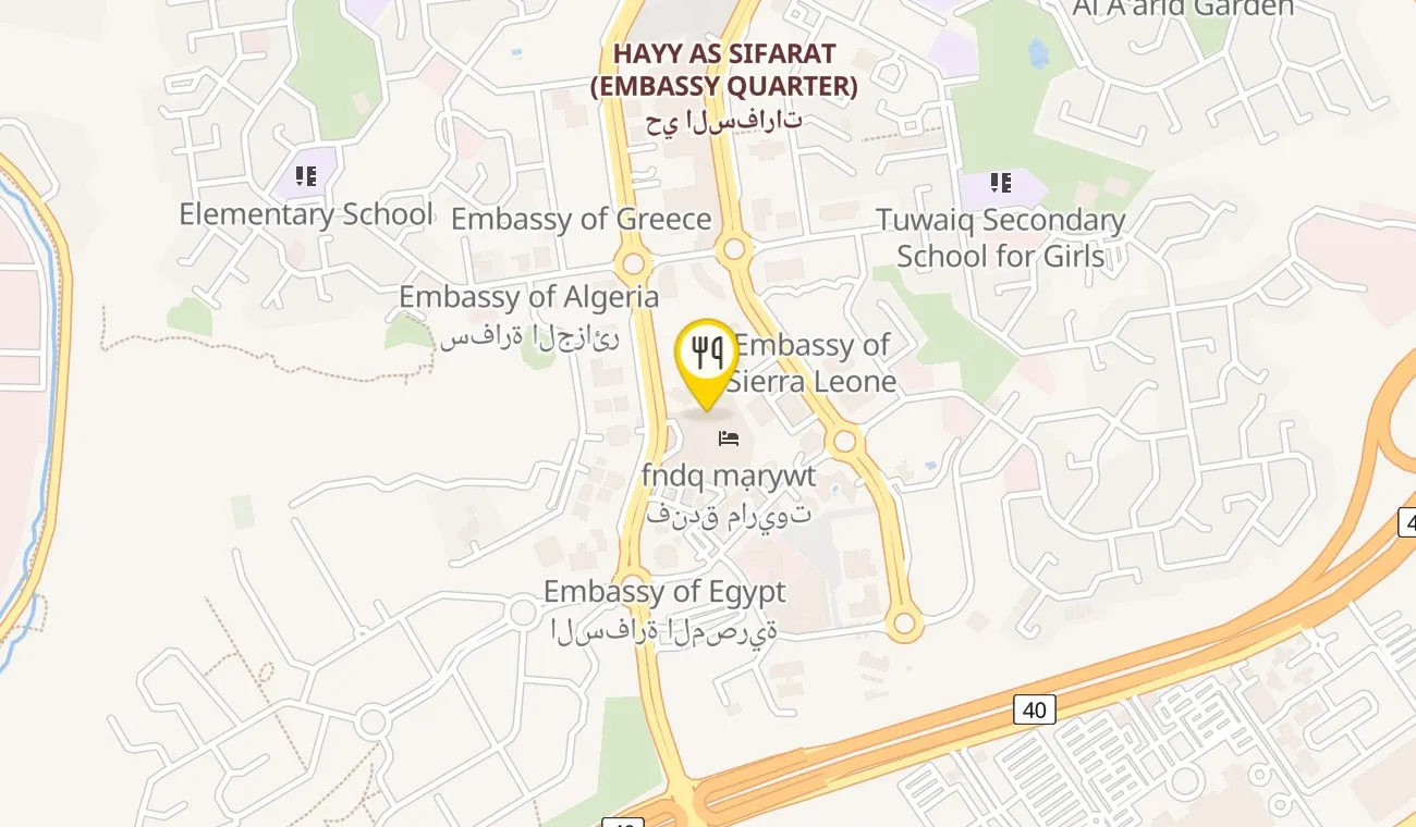 Map — Goji Kitchen - Marriott Riyadh Diplomatic Quarter