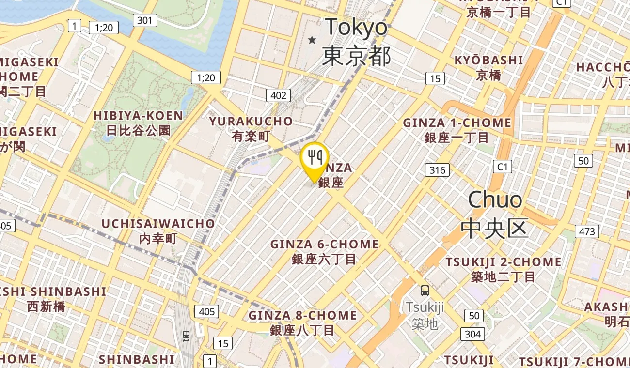 Map — ARMANI / RISTORANTE