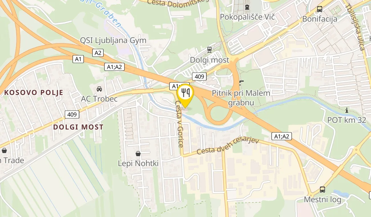 Map — Ošterija Pr’ Noni