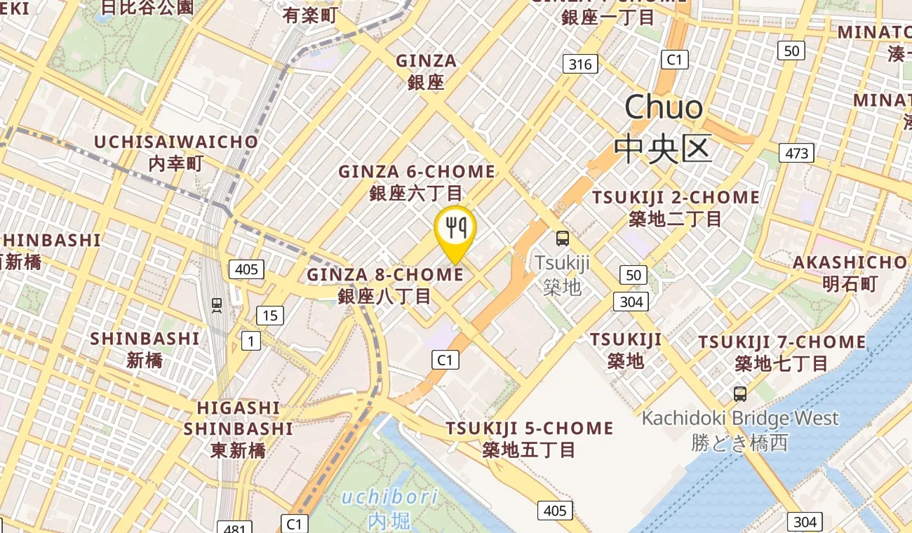 Map — TROIS VISAGES