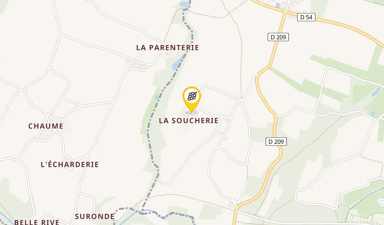 Plan — Château Soucherie