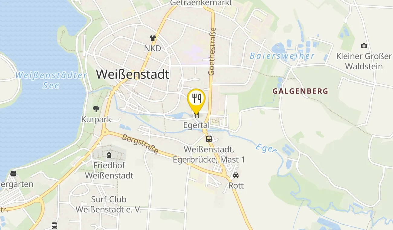 Karte — Gasthaus Egertal