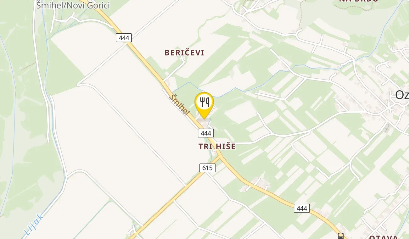 Zemljevid — Gostilna Termika
