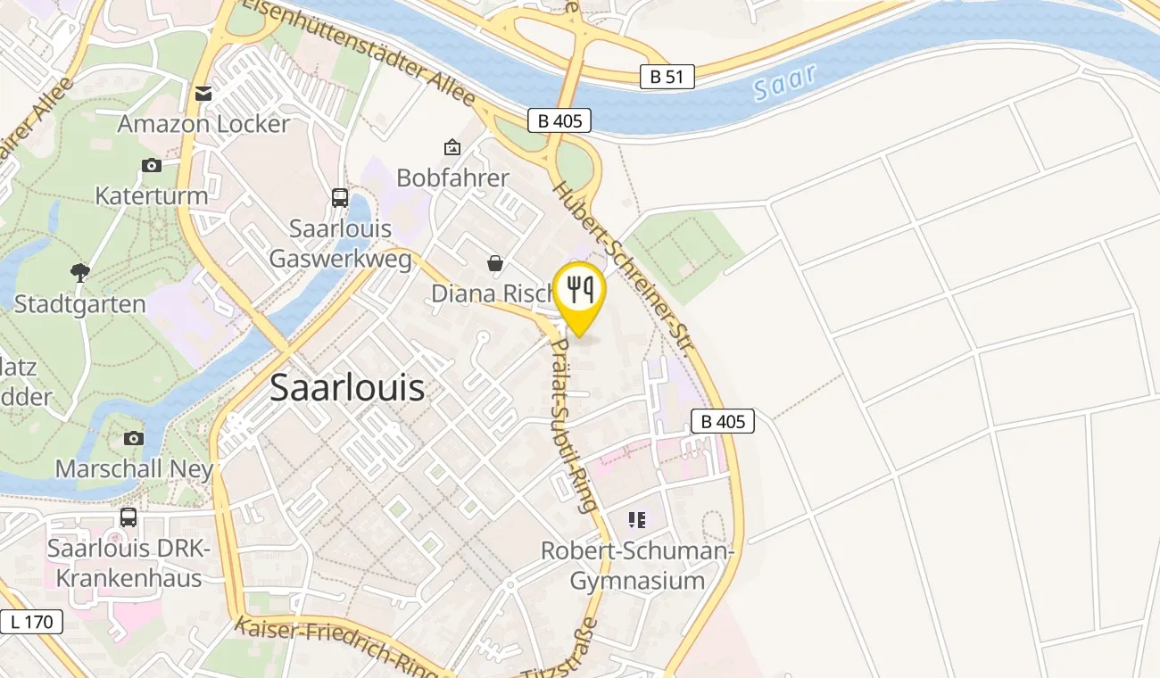 Karte — Louis restaurant