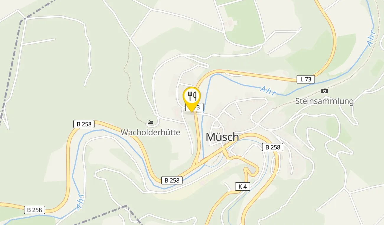 Karte — Sions Eifeler Räucherkammer Restaurant "S-Ecke"