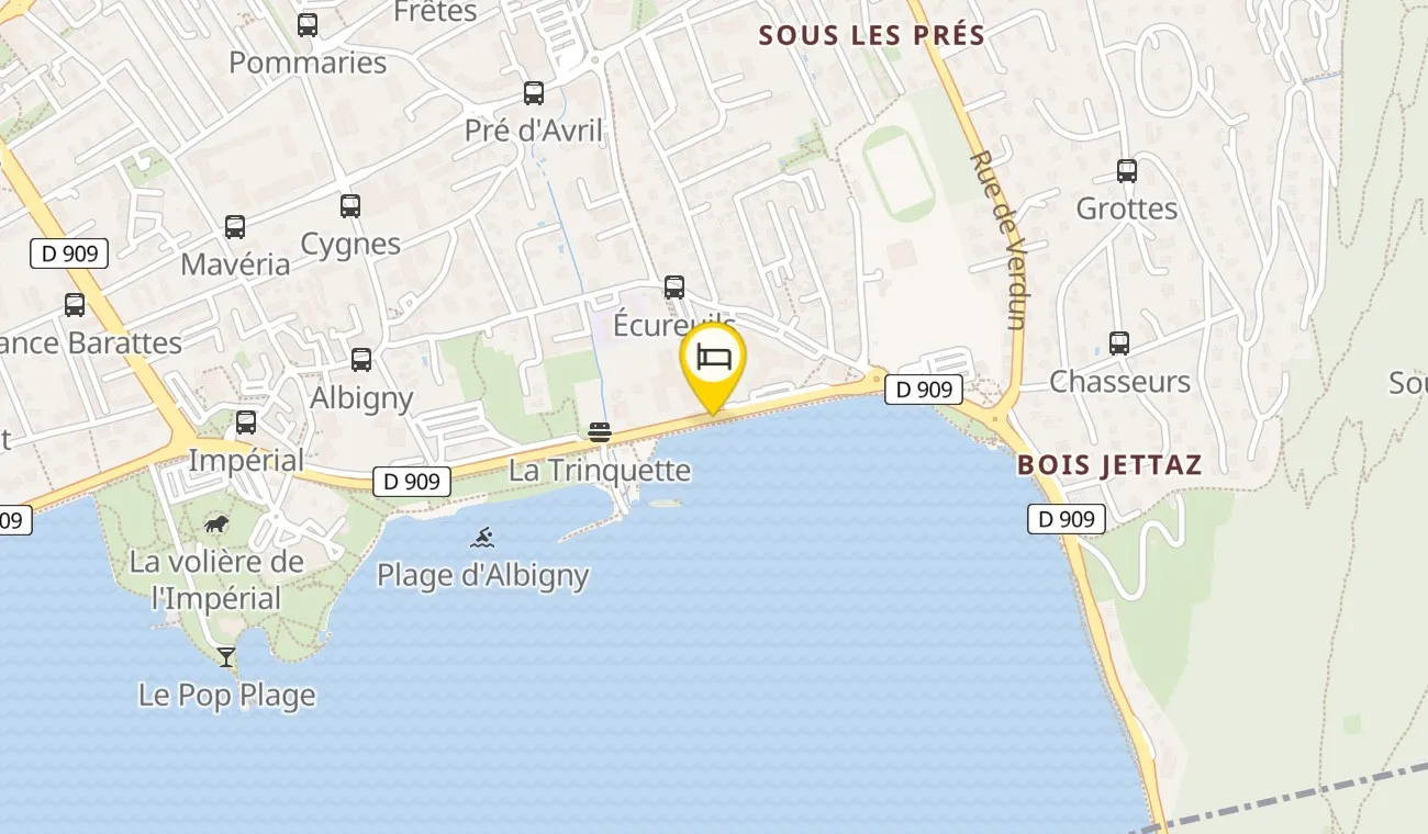 Plan — Rivage Hôtel & Spa Annecy