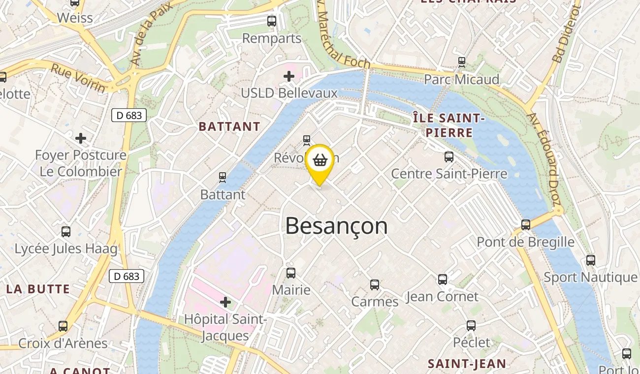 Map — Bières & Caetera