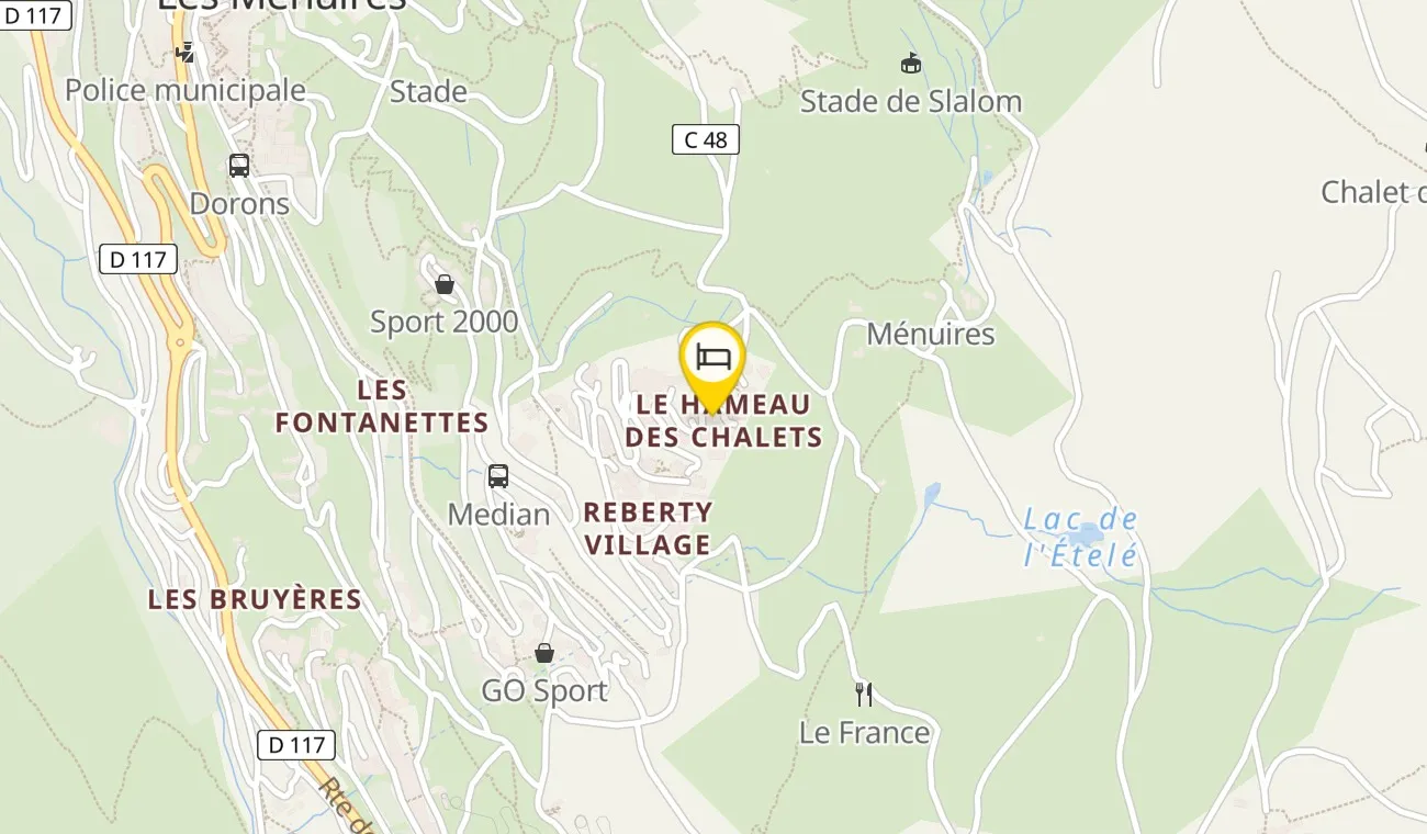 Plan — Chalet Hôtel Kaya