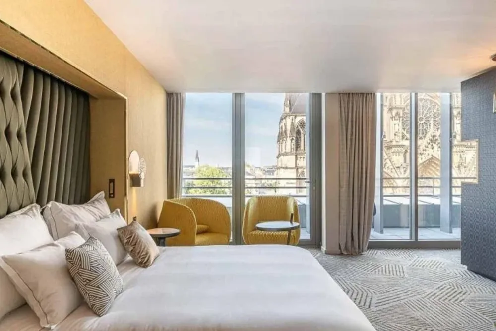 3 Chambre Skyline Double Caserne Chanzy Reims ©naiim De La Lisière