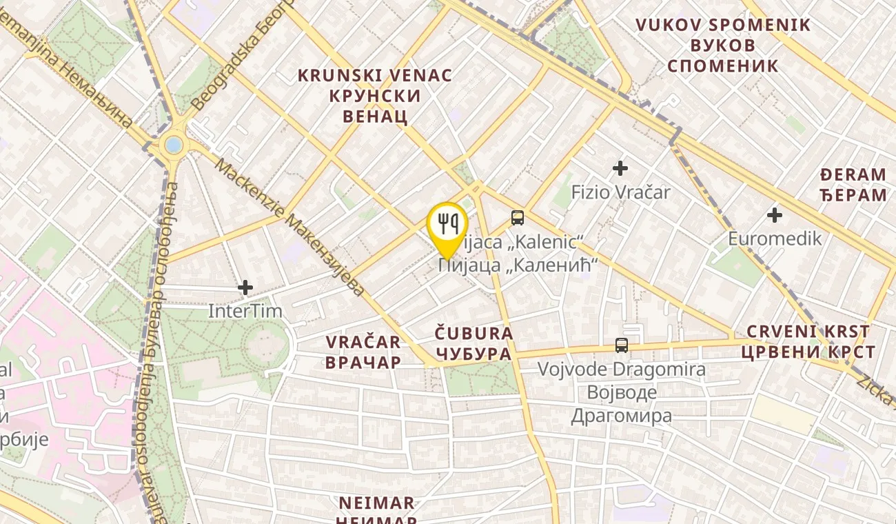 Mapa — PUTER FINE BISTRO