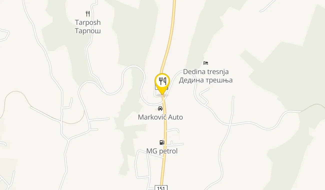 Mapa — VINARIJA TARPOŠ