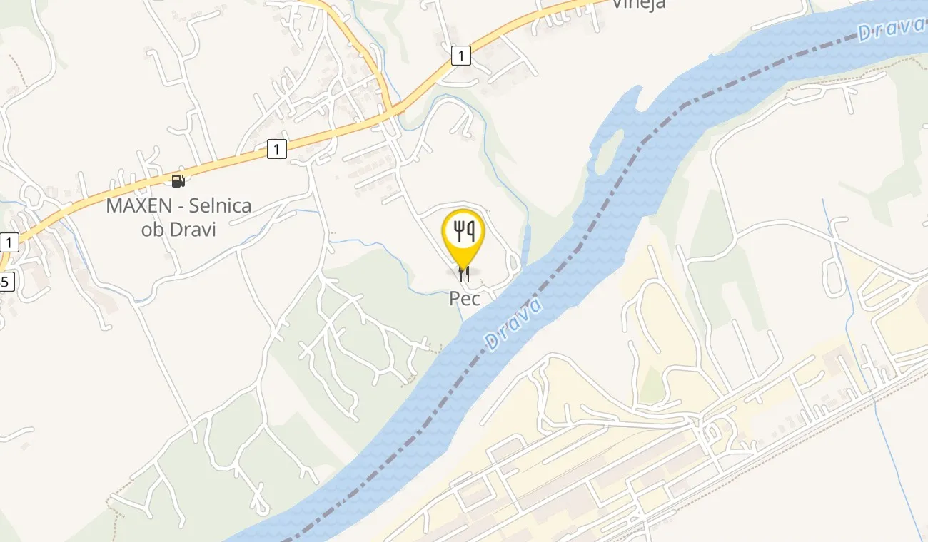 Zemljevid — Gostilna Pec