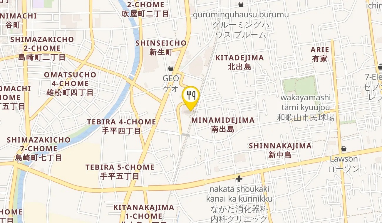 Map — hôtel de yoshino