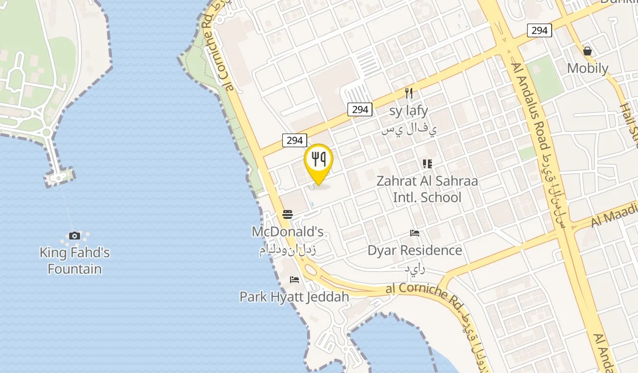 Map — Sakura - Crowne Plaza Jeddah