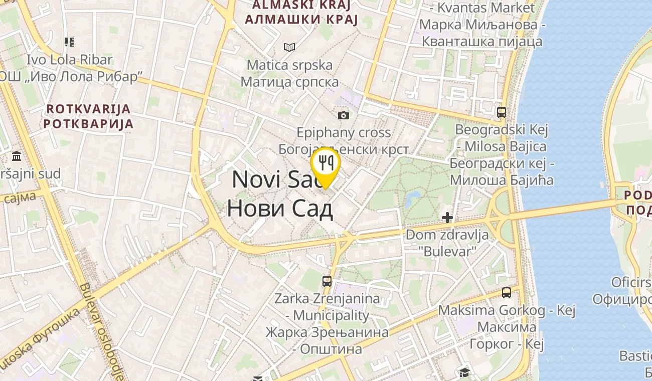 Mapa — KAFE RESTORAN MAŠA