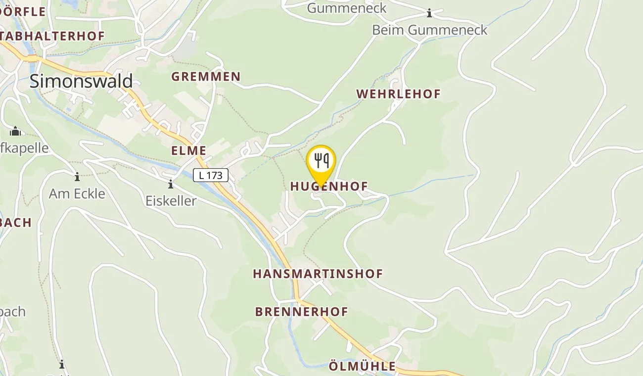 Karte — Hugenhof