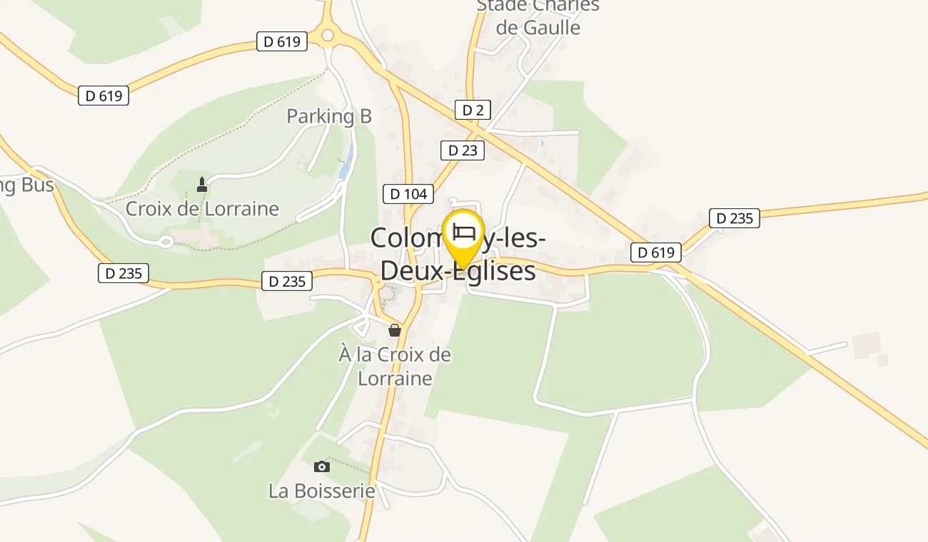 Plan — Hostellerie La Montagne