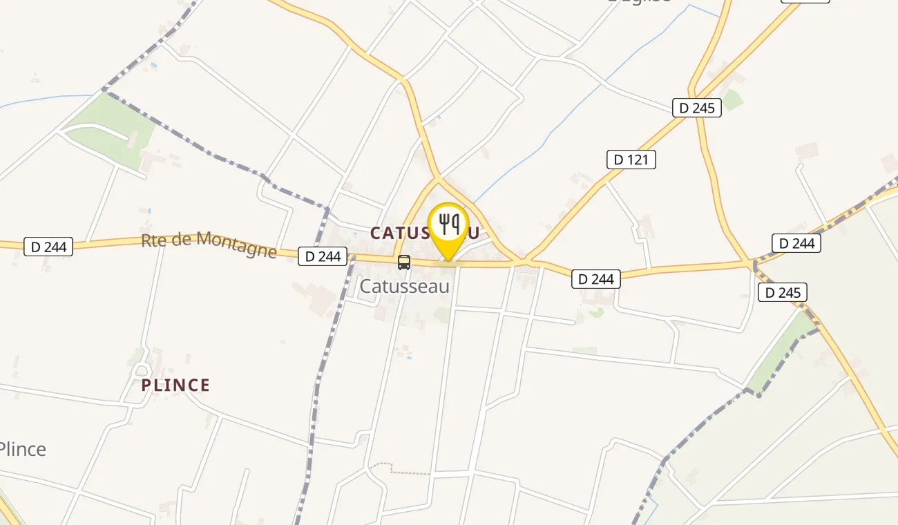 Plan — La Table de Catusseau