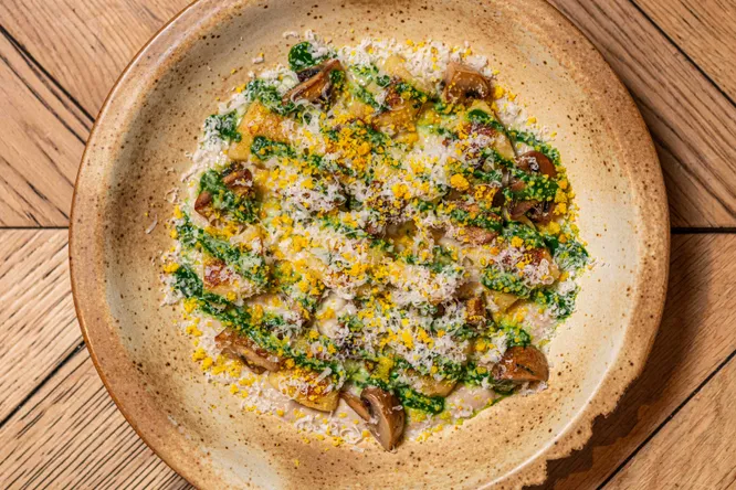 Gnocchi with mushrooms