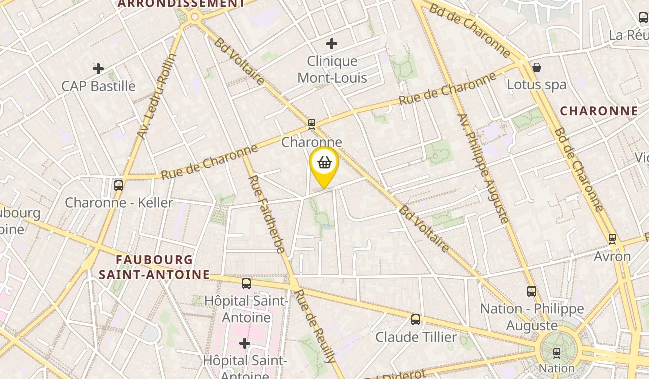 Map — Le Pari Local