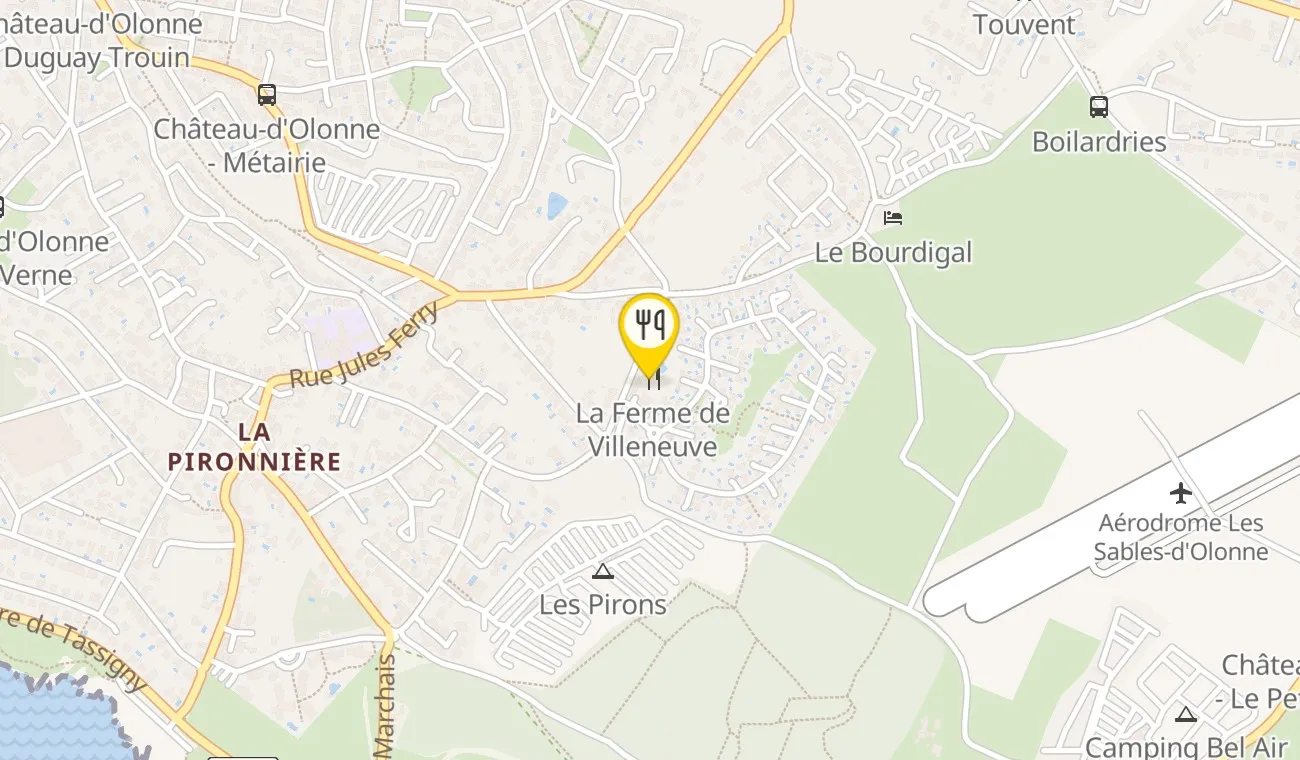 Plan — La Ferme de Villeneuve