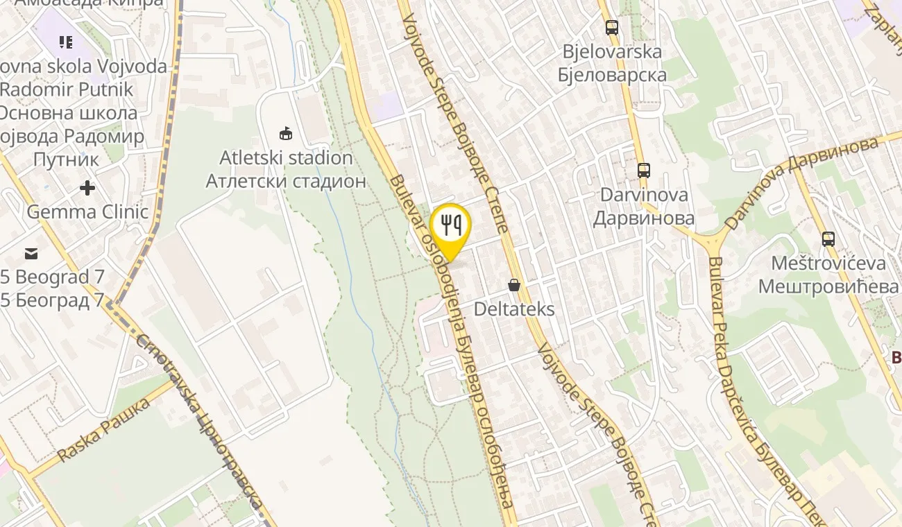 Mapa — RESTORAN KOVAČ