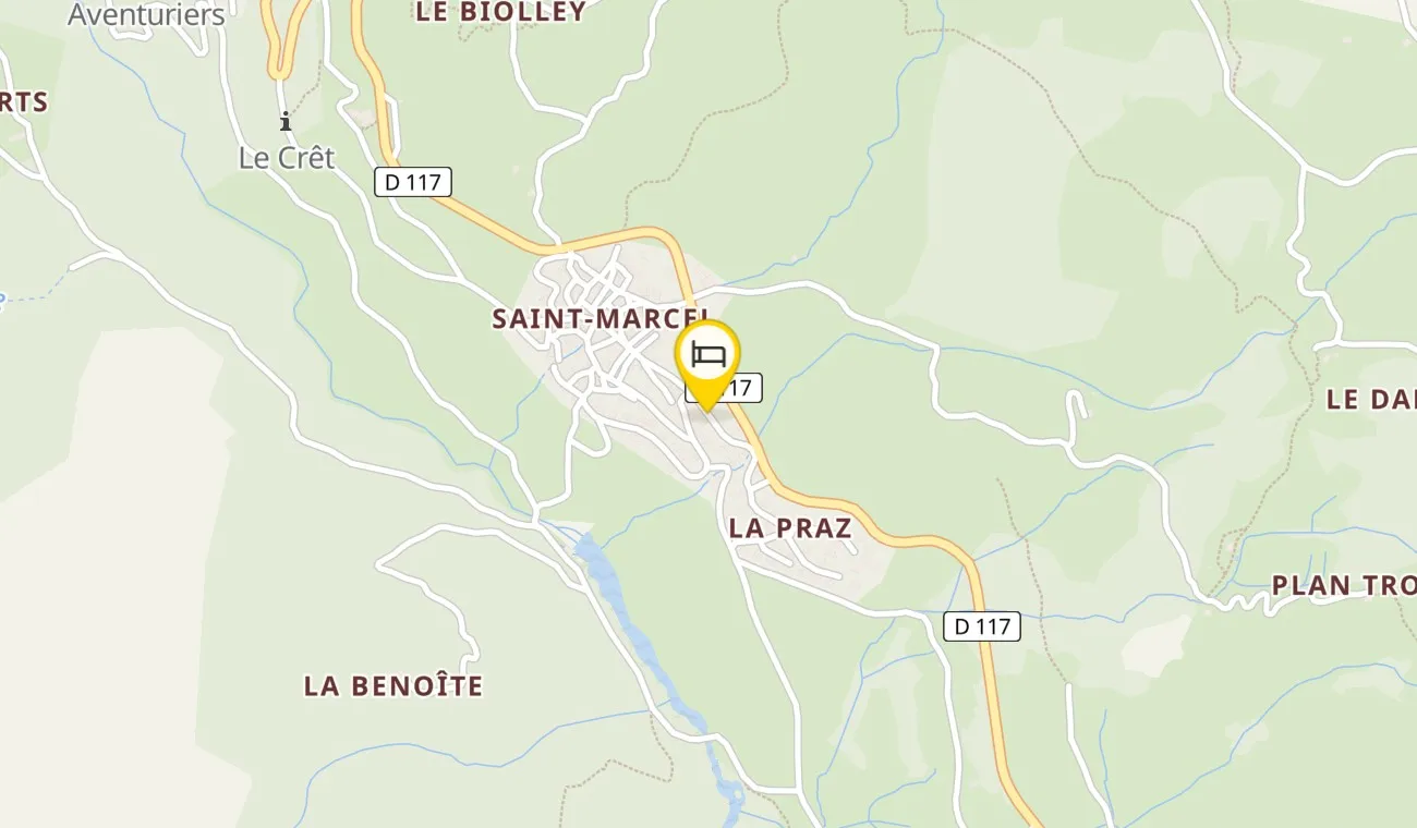 Map — Hôtel La Bouitte