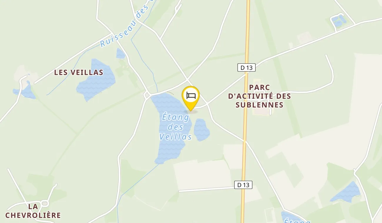 Map — Les Cabanes des Veilleurs