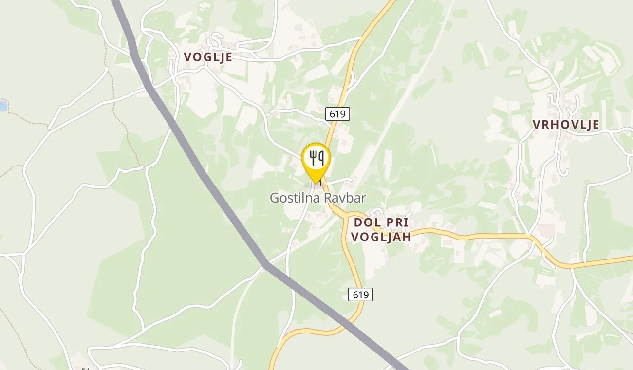 Map — Gostilna Ravbar